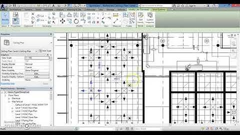 Revit Lesson 27 - Fire Protection System Placing Sprinklers