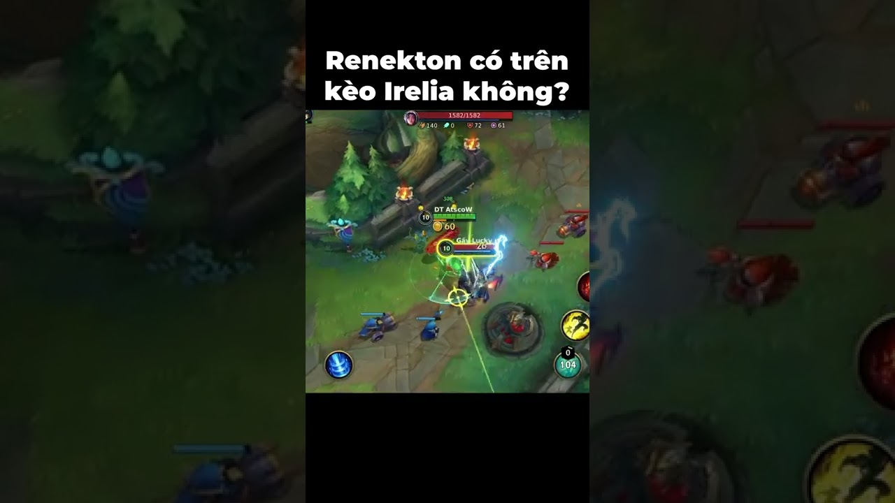 Renekton có trên kèo Irelia không? #shorts