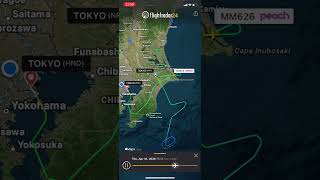 MM626 TPE-NRT Diverted to HND #japan #a320n #airplane #aviation #airbus #diverted #flightradar24 d