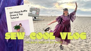 Sewing Vlog | Sew Along with Me | DIY Daisy Maya Dress for a Wedding (Beginner Friendly!)