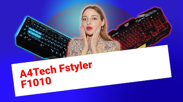 НИКС Компьютерный Супермаркет: видео про Комплект клавиатура и мышь A4Tech FSTyler F1010 Проводная #