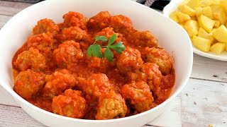 Albóndigas con tomate. Receta fácil para triunfar