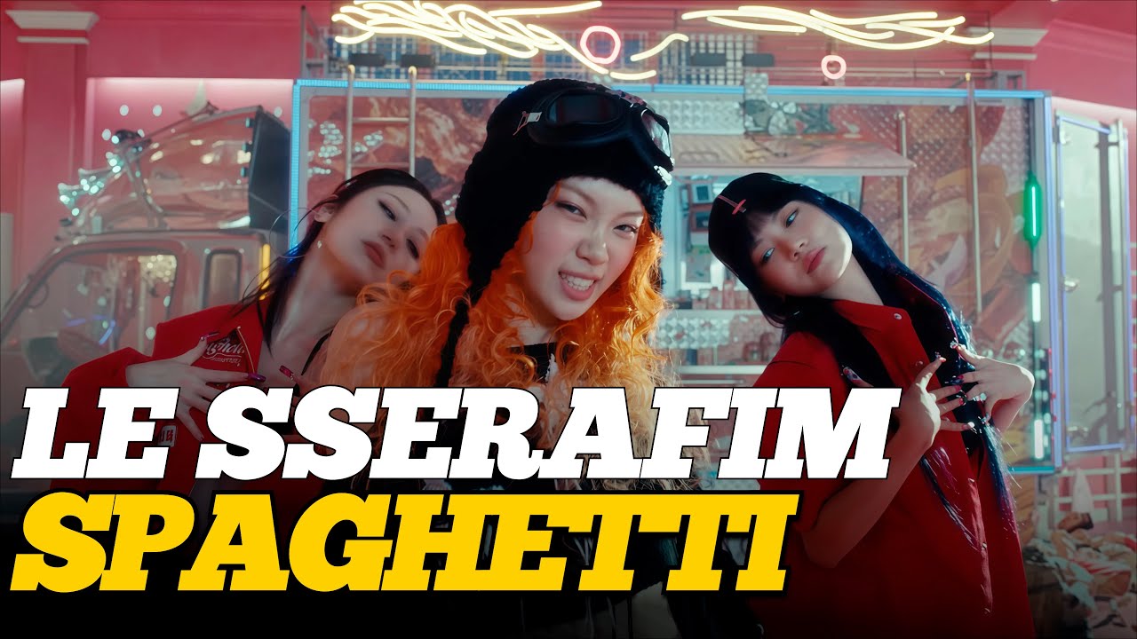 LE SSERAFIM (르세라핌) 'SPAGHETTI (feat. j-hope of BTS)' MV. Can