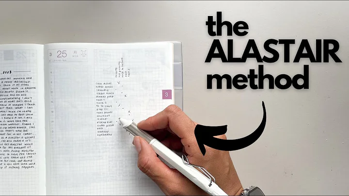 the alastair method | for ANY PLANNER and SYSTEM not just bullet journaling! use it with GTD?!