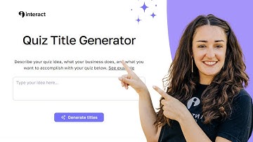 New AI Title Generator: Generate quiz title ideas with InteractAI
