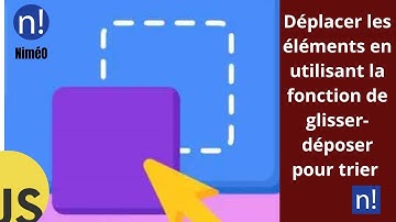Déplacer les éléments en utilisant CSS HTML JAVASCRIPT.