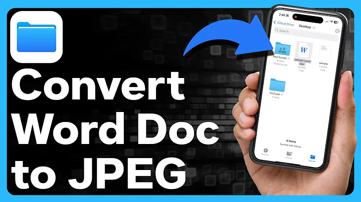 How To Convert Word Document To JPG Image In Mobile
