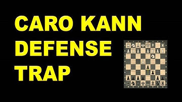 Caro Kann Defense Trap | Chess Online | Chess | Chess Games | Chess Openings | Chess Tactics