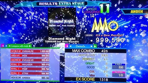 [DDR A20+] Diamond Night (CSP-14) 999,590 PFC