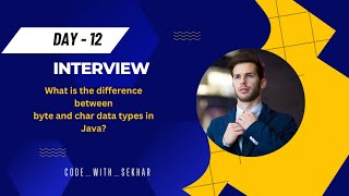 What is the difference between byte and char data types in Java? #java #programming #coding