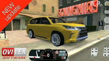 Lexus LX570 Exploring Rome-Driving School Sim *New Update