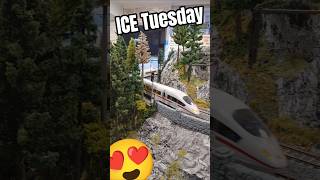 Modelleisenbahn H0 Trainspotting Trix ICE3 22205 ##moba #modelrailroad #h0scale #shorts #dcc #züge