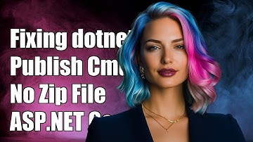 Fixing dotnet publish Command: No Zip File for ASP.NET Core Web App
