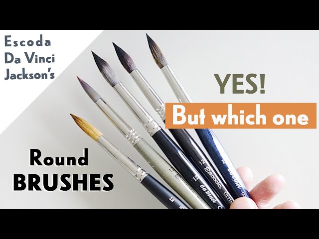 Best (and most affordable) Watercolor Brushes 