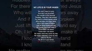 Kirk Franklin - My Life is in Your Hands (lyrics Video) #shorts #lyrics #motivation #inspiration