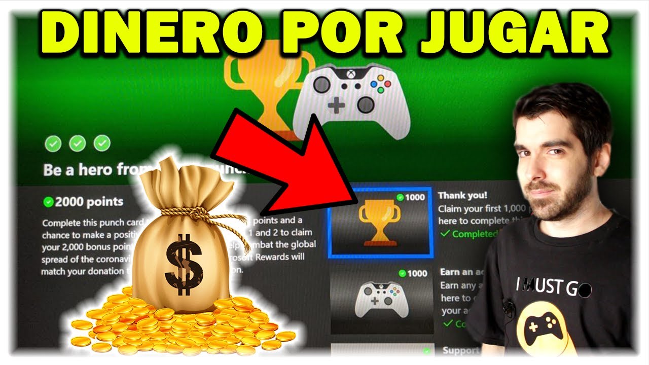 🎮 Gana dinero jugando a Xbox y Game Pass (Microsoft Rewards) | Series X -  Videojuegos - Live Gratis - YouTube