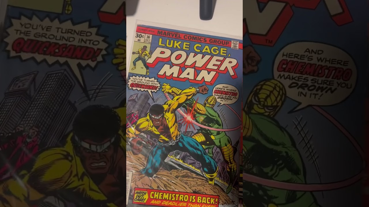 Luke Cage Power Man | Comic Book Cover Run Down