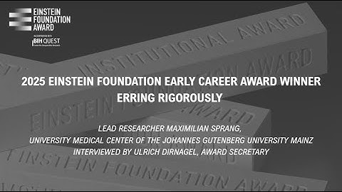 Einstein Foundation EC Award Winner 2025: Maximilian Sprang — Hidden Bias in RNA Sequencing