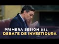 Debate de investidura de Pedro Sánchez