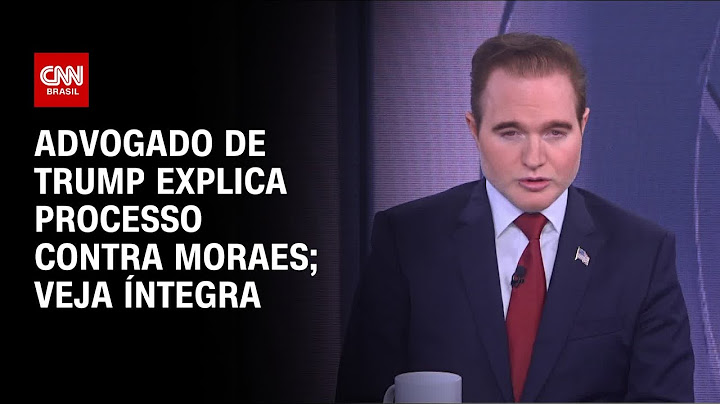 Advogado de Trump explica processo contra Moraes; Veja íntegra | CNN ARENA