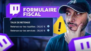 Remplissez Bien Le Formulaire Fiscal Twitch