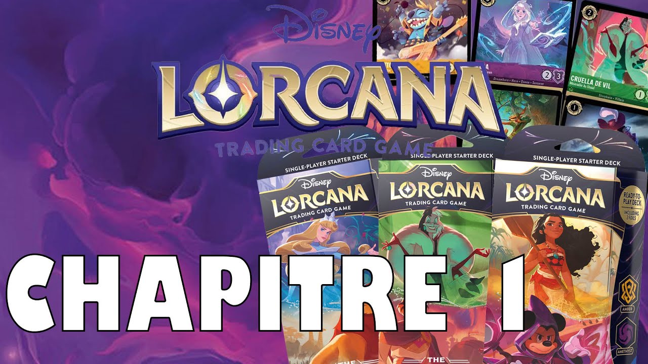 Lorcana Présentation des Decks Starters + Chapitre 2 YouTube Lorcana Présentation des Decks Starters + Chapitre 2 YouTube