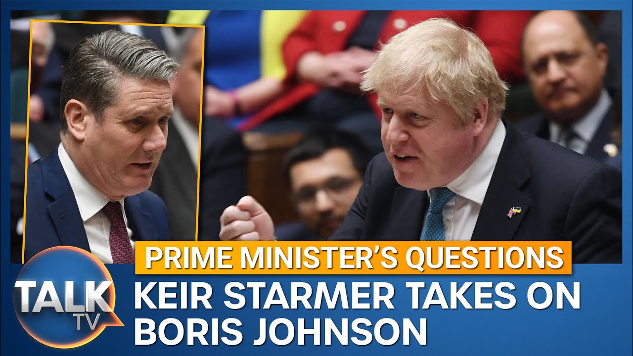 Boris Johnson v Keir Starmer at PMQs