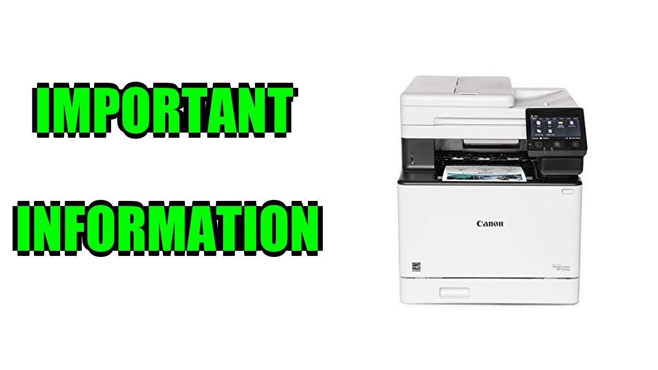Review Canon Color imageCLASS MF751Cdw Multifunction Printer!! Important Information