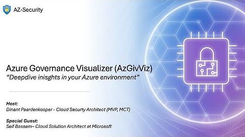 Episode 20 - "Azure Governance Visualizer" providing deep dive insights about your Azure environment