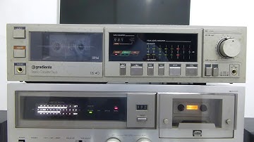 Teste de deck Gradiente DS-40 com cabeça Alps UltraCore - vídeo 1