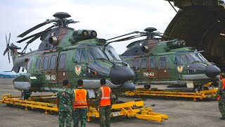 Baru Tiba! 2 Helikopter H225M Pesanan Indonesia Mendarat di Fasilitas PTDI untuk Integrasi Akhir