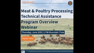 Celebrity Meat & Poultry Processing Technical Assistance Program Overview June 2024 Net Worth