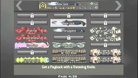 MW3 How to get the title New Jack