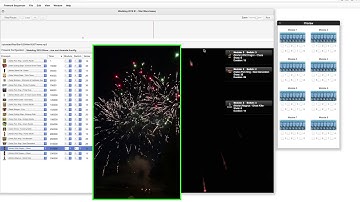 2018 Wedding Show Fireworks sequenced to music