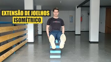 Caneleira Extensão de Joelhos Isométrico
