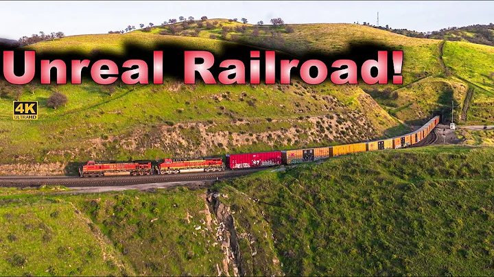 The World's Best Mountain Railroad: Tehachapi Pass in Springtime (4K) | March 2025