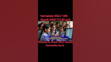 Karnataka SSLC 10th Result 2025#karnatakanews #shorts