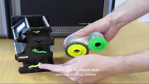 Fargo HDP5000 Card Printer - How to Load Cards and Ribbon
