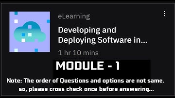 Module-1 Developing software in the cloud||Developing and Deploying Software in the Cloud #eduskills