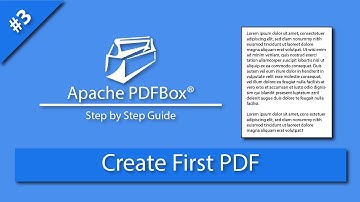 PDFBox create PDF | PDFBox Tutorial | Pdfbox tutorial create pdf | How do I create a PDF from PDFBox