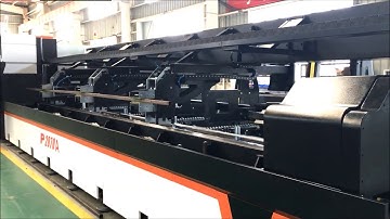 Golden Laser | 2500W P2070A auto bundle loader system tube laser cutting machine
