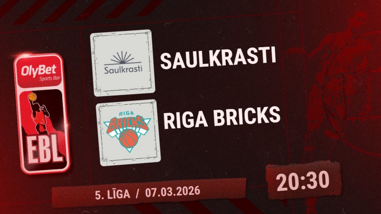 Olybet basketbola līga: Saulkrasti - Riga Bricks (6.līga 1/8 fināls)