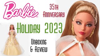 🎄 2023 HOLIDAY BARBIE 35TH ANNIVERSARY KARL 👑 EDMOND'S COLLECTIBLE WORLD 🌎 UNBOXING & REVIEW MATTEL