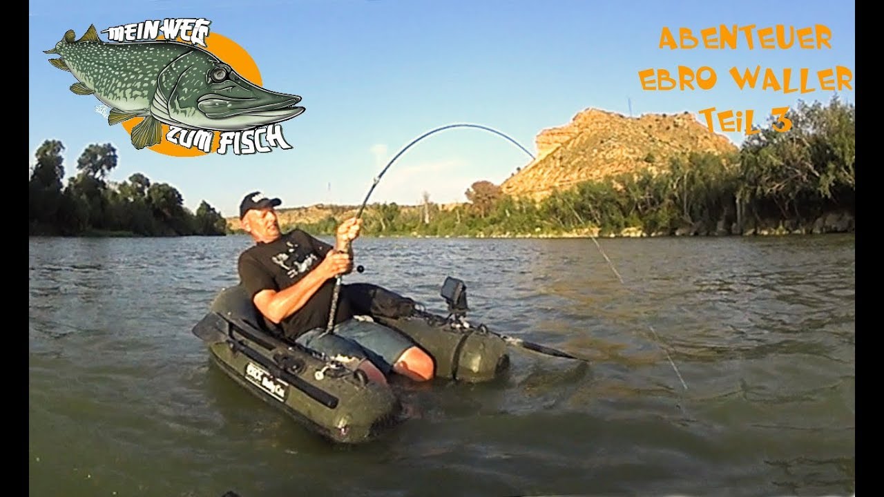 Abenteuer Ebro Waller Teil 3 - Eskalation auf dem Bellyboat