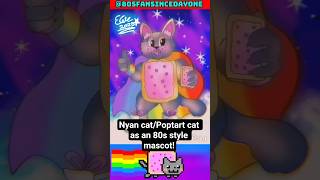 Nyan Cat As An 80S Mascot