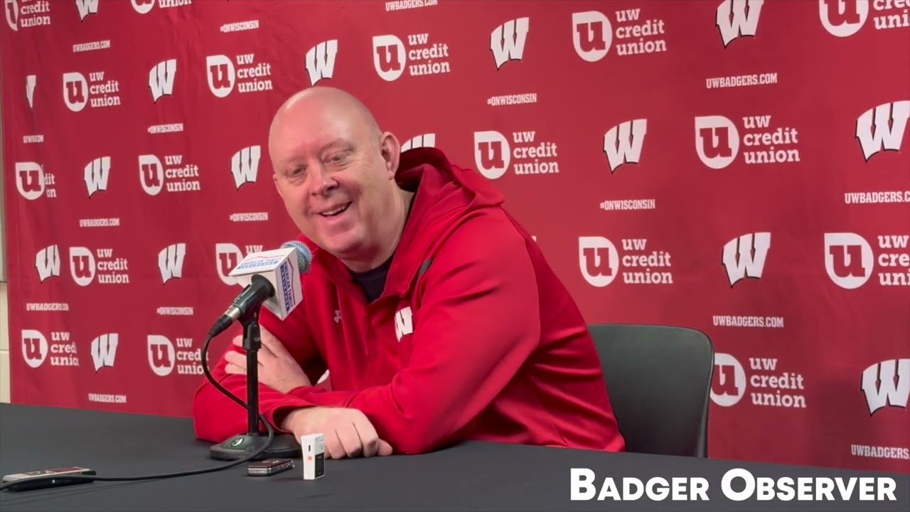 NCAA Tournament 2025: Wisconsin coach Kelly Sheffield on facing Stanford, Alicia and Lizzy Andrew