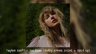 taylor swift - cardigan (dolby atmos stems + sped up) Resimi