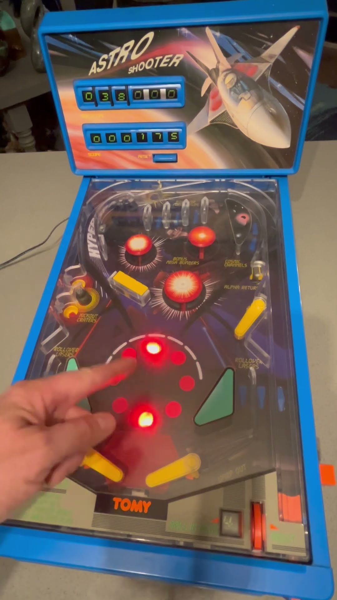 Tomy Astro Shooter Pinball Tabletop Pinball #tomy #pinball