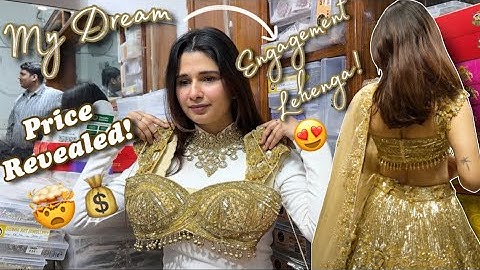 My Engagement Lehenga REVEAL!😍 Worth ₹1.5L?!🤯Shopping at My In-Laws’, BTS & Dance Prep! #engagement