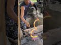 from useless iron can become useful tools for farmers 👍#blacksmith##woodworking#per car